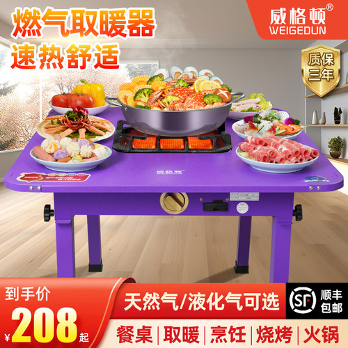 燃气取暖器天然气取暖炉折叠式客厅家用速热节能煤气液化气烤火炉
