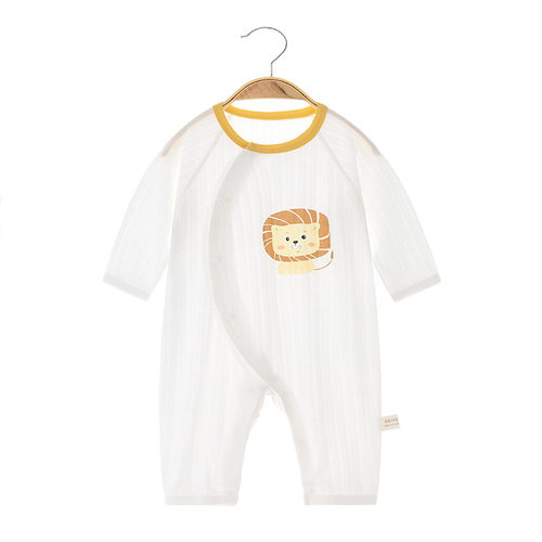 婴幼儿夏装纯棉侧开哈衣