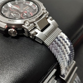 适配卡西欧mtg b1000尼龙弹力运动表带 mtg b1000尼龙表带g shock