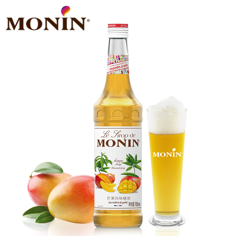 莫林MONIN芒果风味糖浆玻璃瓶装