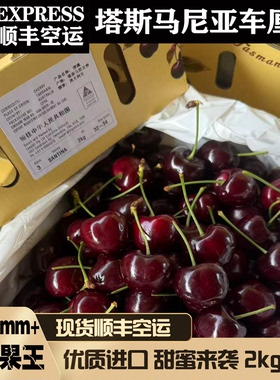 空运澳洲车厘子塔斯马尼亚车厘子桑提娜234j5j6j车厘子礼盒装水果