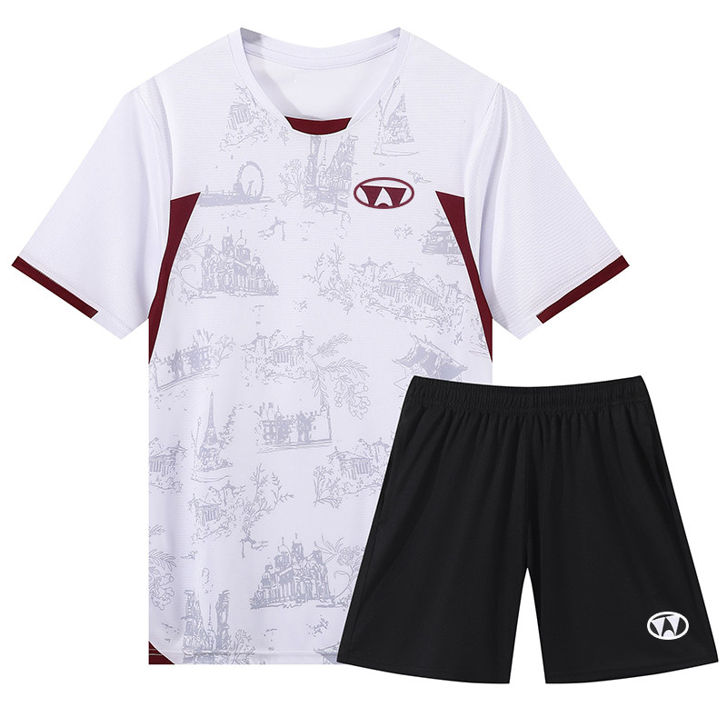 新款定制羽毛球服男女同款YY短袖套装运动比赛速干透气训练球上衣