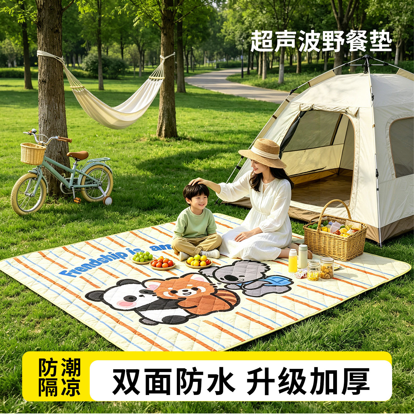户外地垫露营垫沙滩垫子草坪野炊图片
