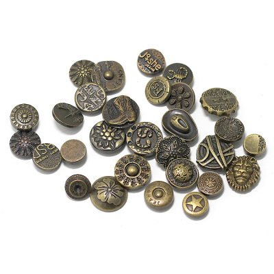 金属铆钉牛仔衣裤二合箱包帽扣