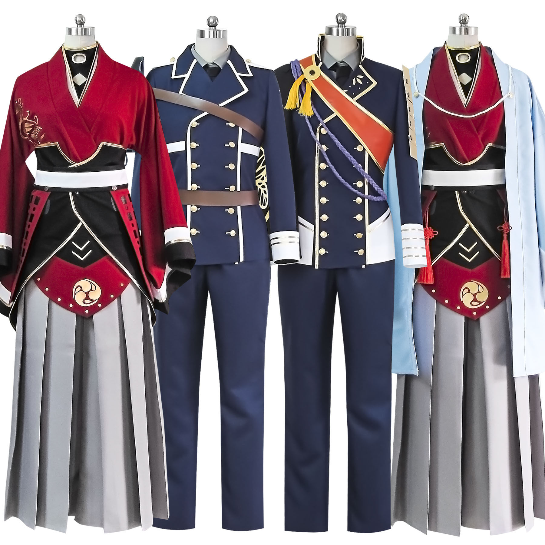 刀剑乱舞cos和泉守兼定/骨喰藤四郎/一期一振Cosplay服装套装定做
