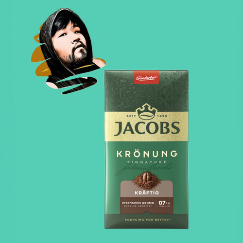 德国直邮 【全场满300包邮】Jacobs皇冠浓烈咖啡粉500g