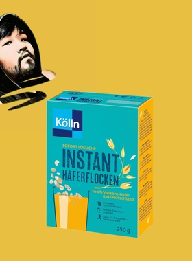 德国直邮【全场满300包邮】Kolln速溶燕麦250g
