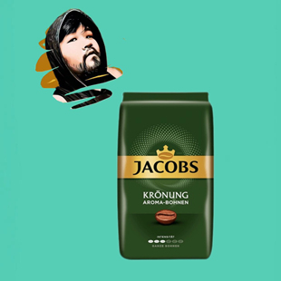 德国直邮【全场满300包邮】Jacobs皇冠芳香咖啡豆500g