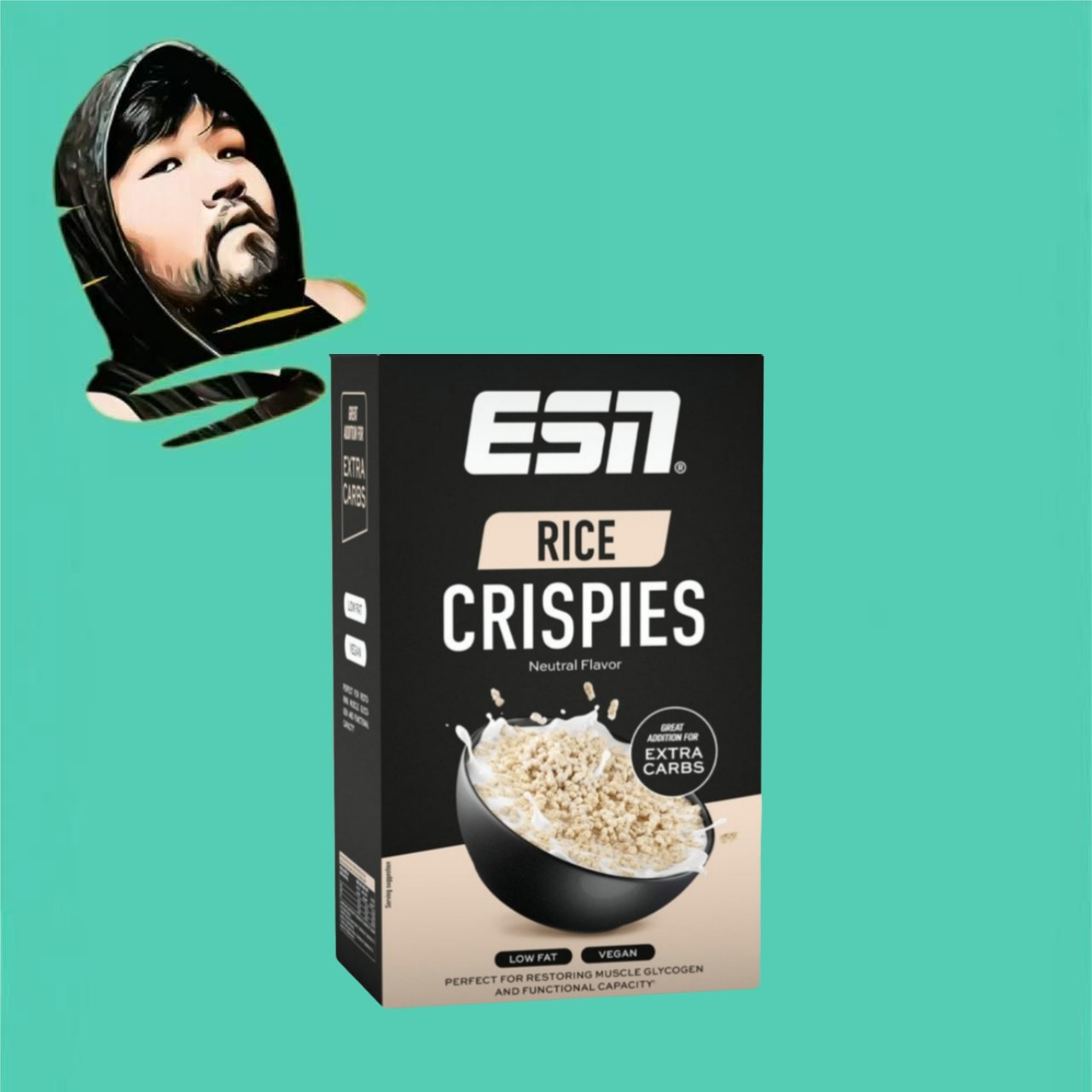 德国直邮【全场300包邮】ESN原味高碳米花脆2*375g