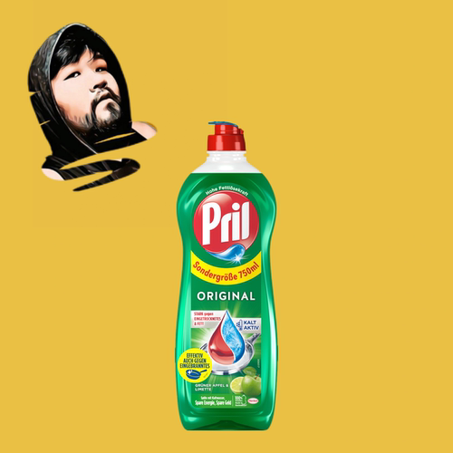德国直邮【全场满300包邮】Pril苹果青柠洗洁精750ml