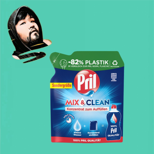 德国直邮【全场满300包邮】Pril混合洗洁精160ml