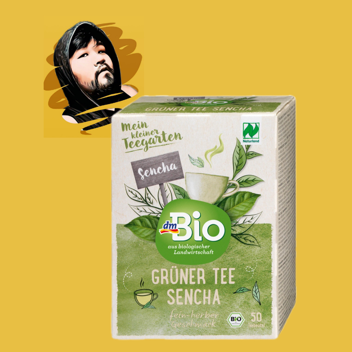 【全场5盒包邮】德国直邮dm bio有机绿茶75g