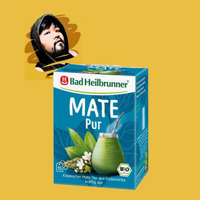 德国直邮全场300包邮Bad Heilbrunner有机南美马黛茶27g(15袋）