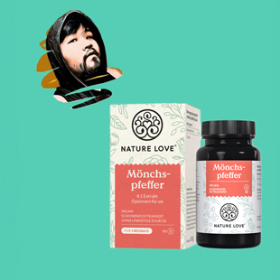 德国直邮【全场满300包邮】Nature love贞洁树提取物胶囊90粒35g
