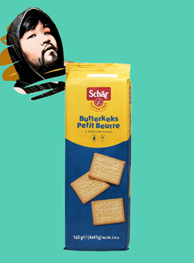 德国直邮满300包邮schar无麸质黄油饼干165g