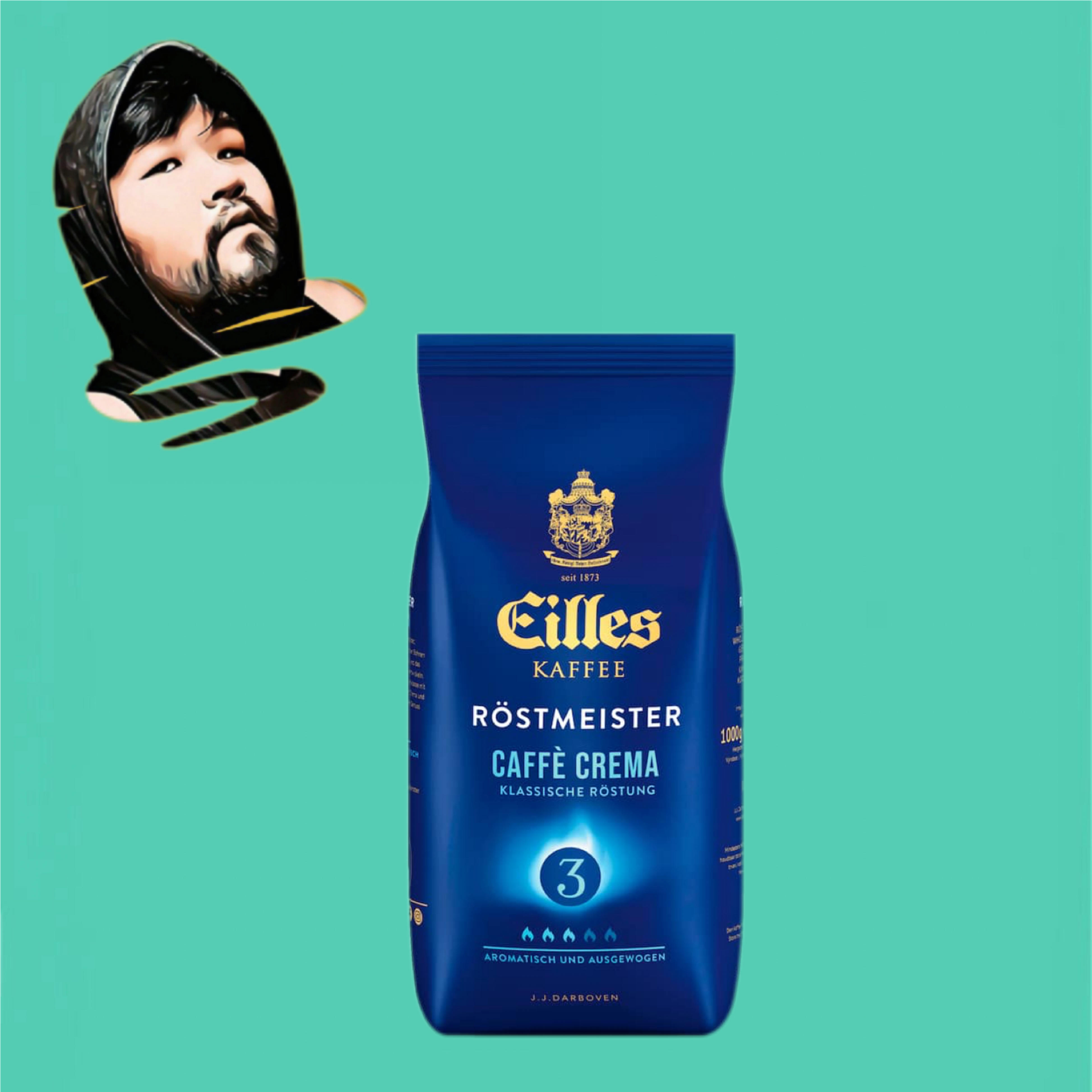 德国直邮【全场满300包邮】Eilles奶油咖啡豆1kg
