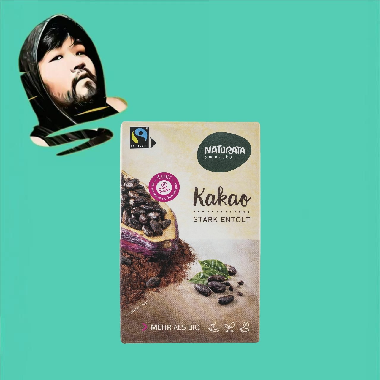 德国直邮【全场满300包邮】naturata有机去油可可125g,粮油调味/速食/干货/烘焙,可可粉,淘宝优惠券,粉丝福利购,淘宝优惠卷