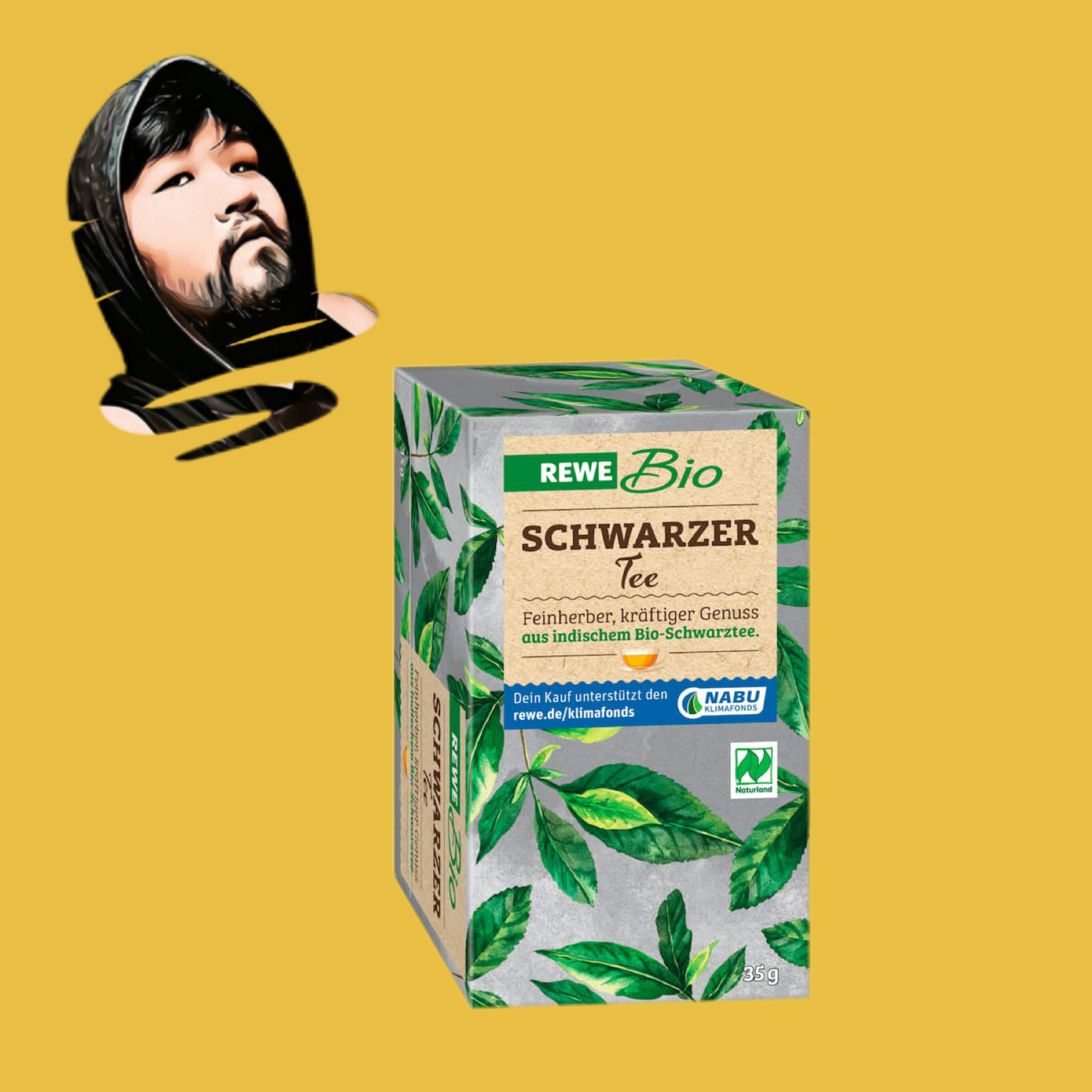 德国直邮【全场满300包邮】Rewe有机伯爵红茶35g