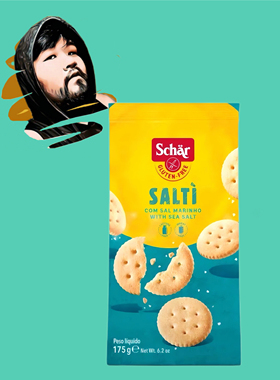 德国直邮满300包邮schar无麸质海盐小饼干175g