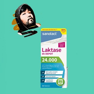 sanotact抗乳糖不耐片16g 包邮 德国直邮 全场满300