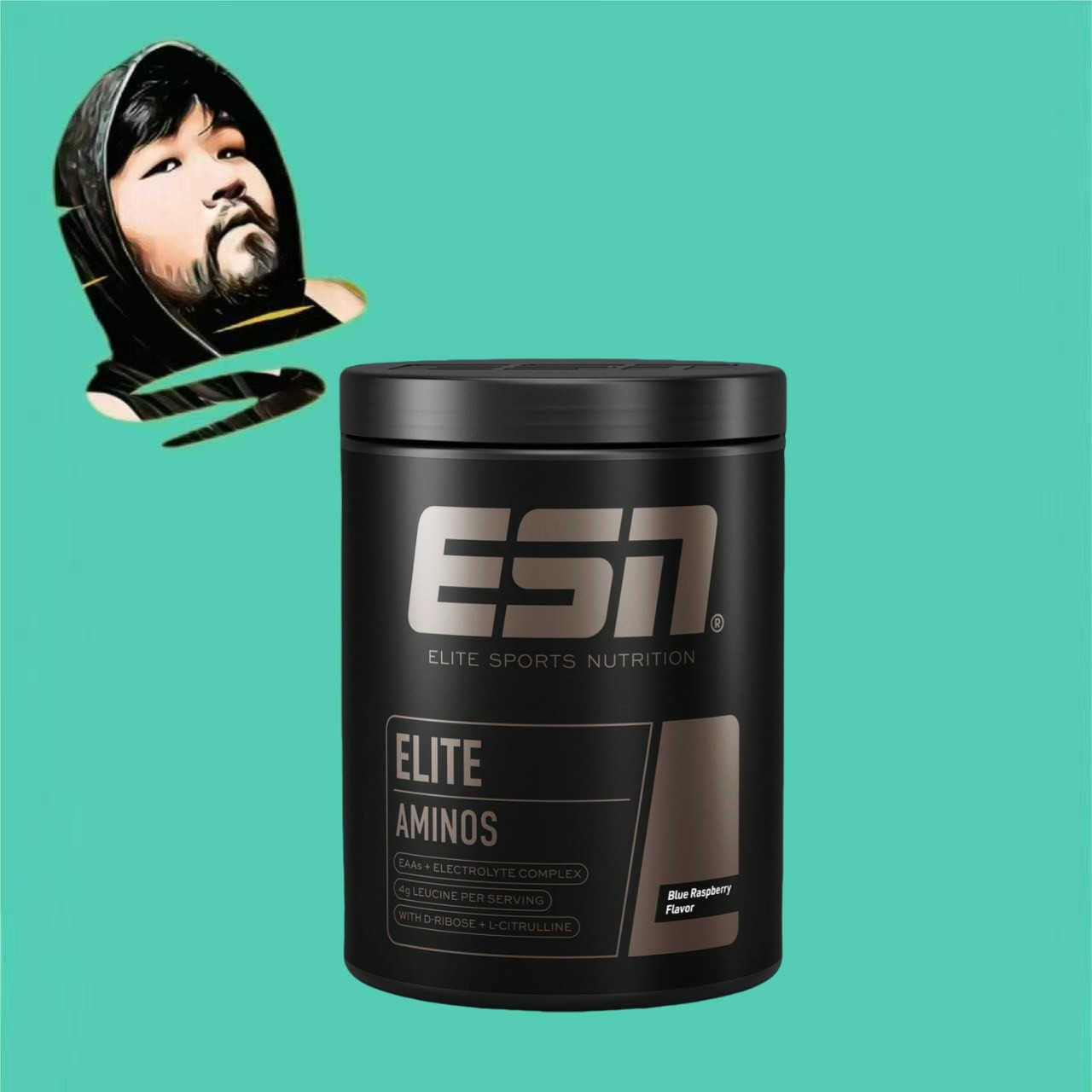 德国直邮【全场满300包邮】ESN精选复合氨基酸蓝莓味680g