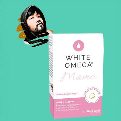 德国直邮【全场满300包邮】White omega-3欧米茄妈妈鱼油胶囊90粒