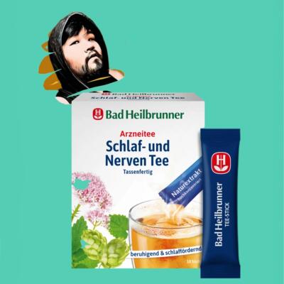 德国直邮【全场300包邮】Bad Heilbrunner缬草根啤酒花草本茶10g