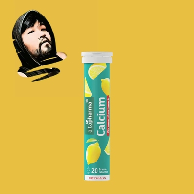 德国直邮【满300包邮】Altapharma无麸质钙柠檬维生素泡腾片90g