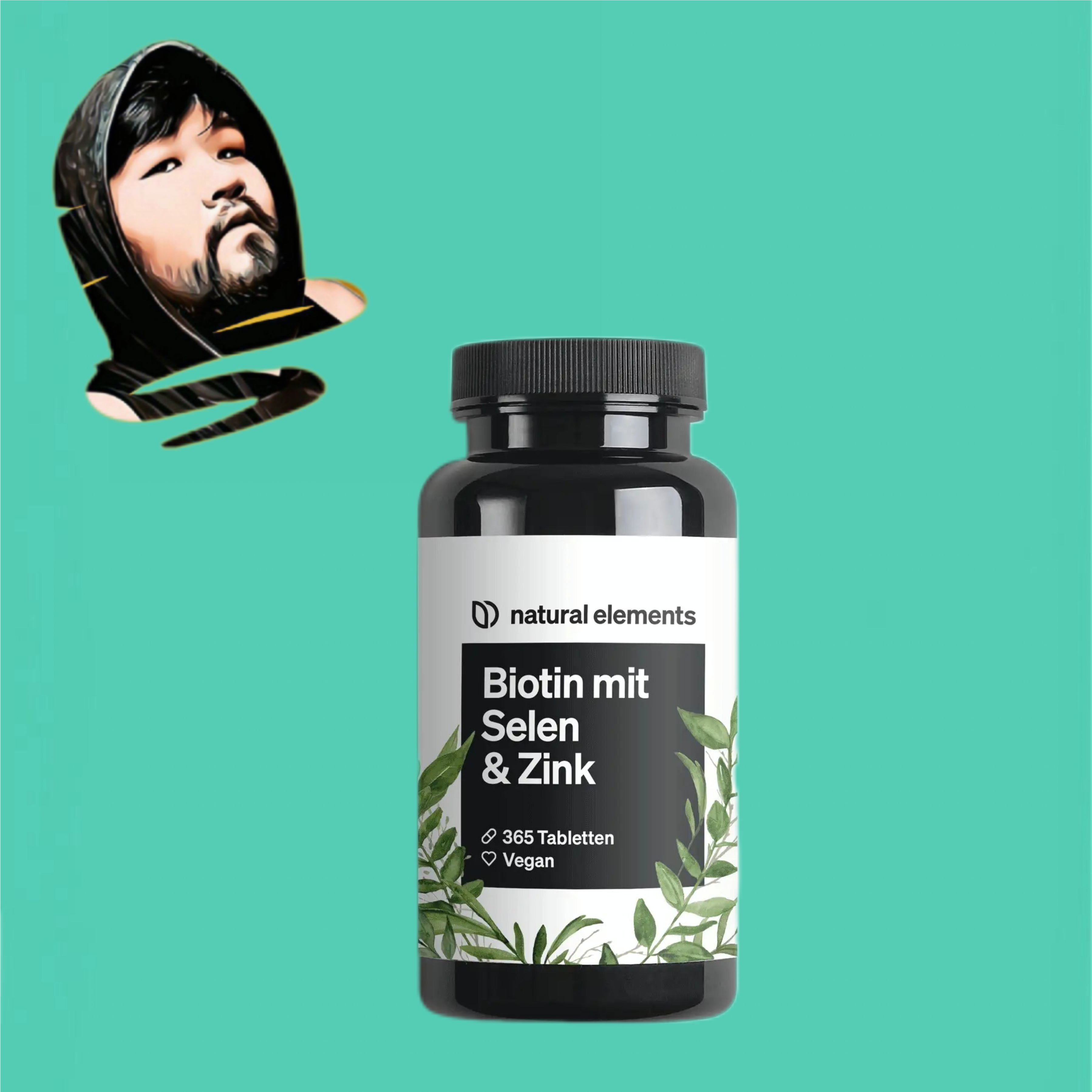 德国直邮【300包邮】Natural elements锌硒生物素复合维生素365粒
