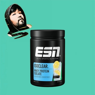 德国直邮【全场满300包邮】ESN鲜柠檬分离乳清蛋白粉908g