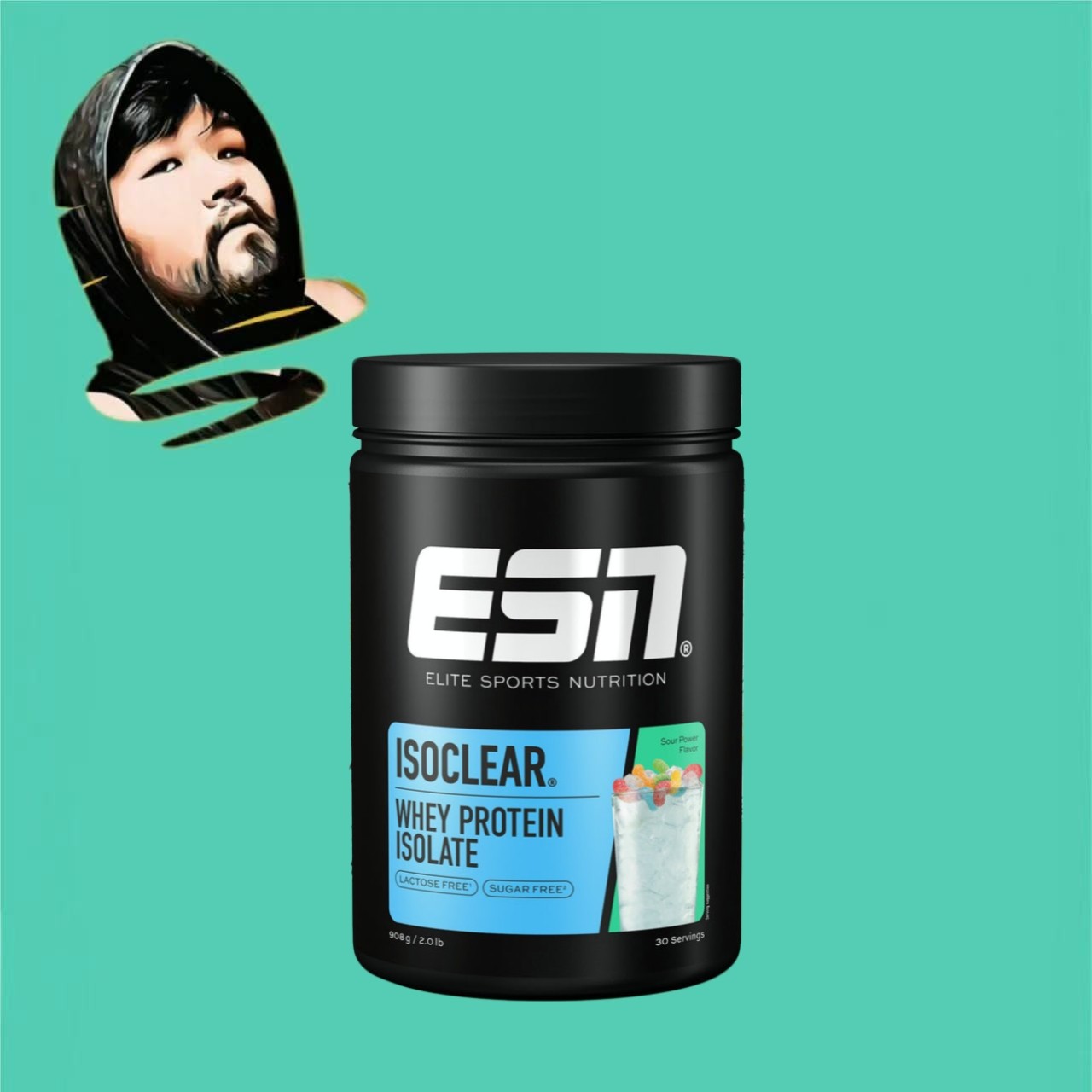德国直邮【全场满300包邮】ESN酸性动力分离乳清蛋白粉908g