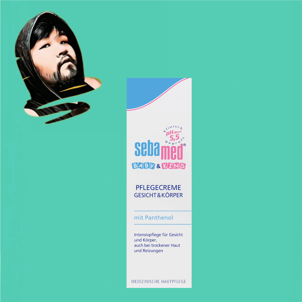 德国直邮【全场满300包邮】sebamed儿童面霜75ml