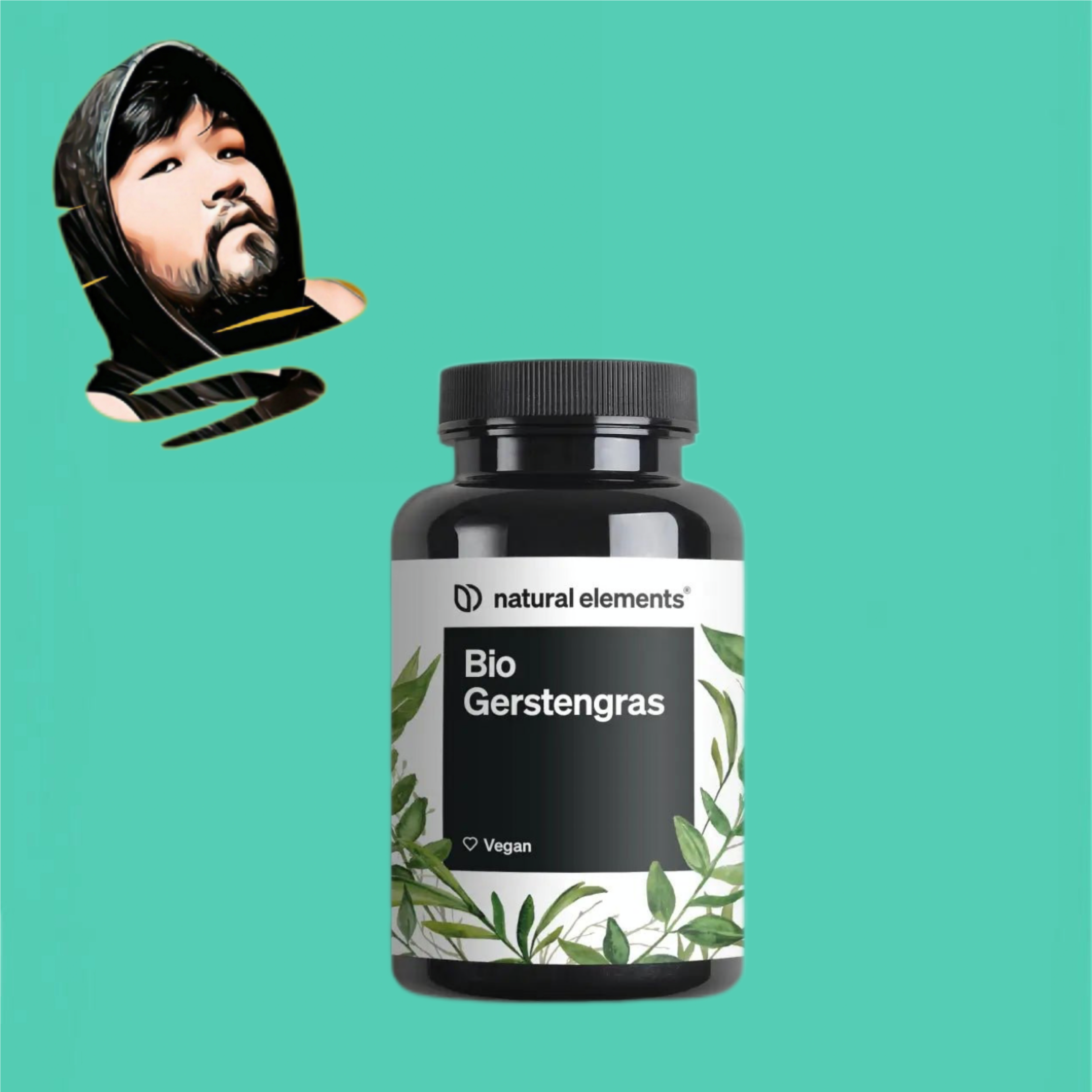 德国直邮【全场满300包邮】Natural elements大麦草精华,180粒