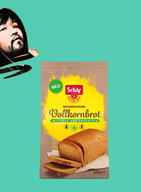 德国直邮【全场满300包邮】Schar无麸质全谷物面包预拌粉500g