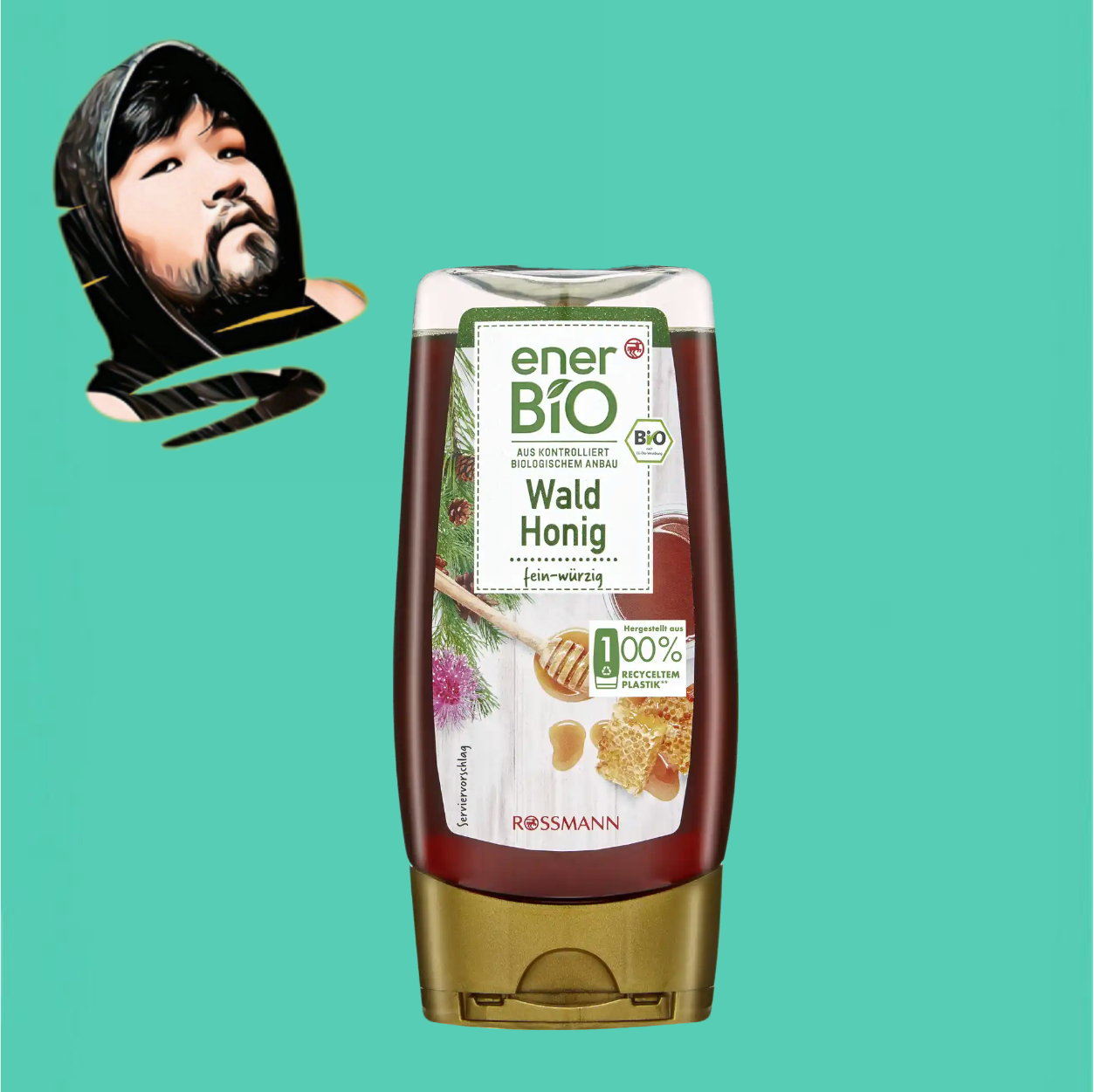 德国直邮【全场满300包邮】ener bio有机野花蜂蜜350g