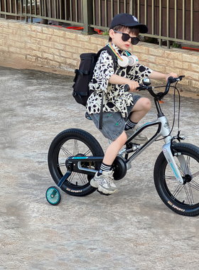 上海萌大圣儿童自行车3-8岁男孩女孩超轻减震款带辅助轮MBS01