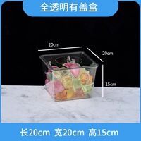 Полностью прозрачная 20*20*15 крышка ремня коробки