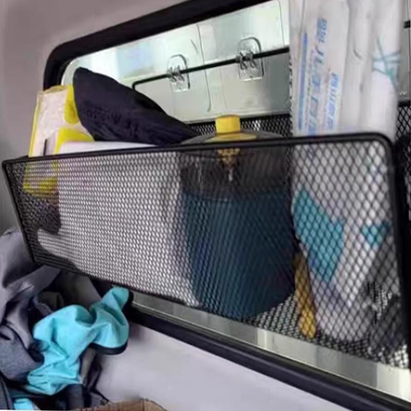 货车驾驶室收纳盒货车置物架挖机铲车勾机储物盒粘贴式杂物收纳筐