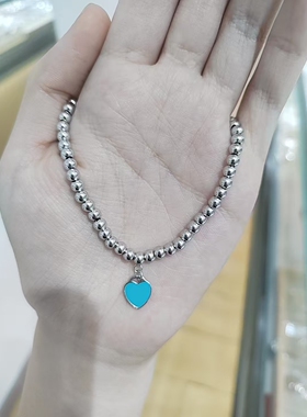 纯银爱心手链女小众设计感高级轻奢气质百搭