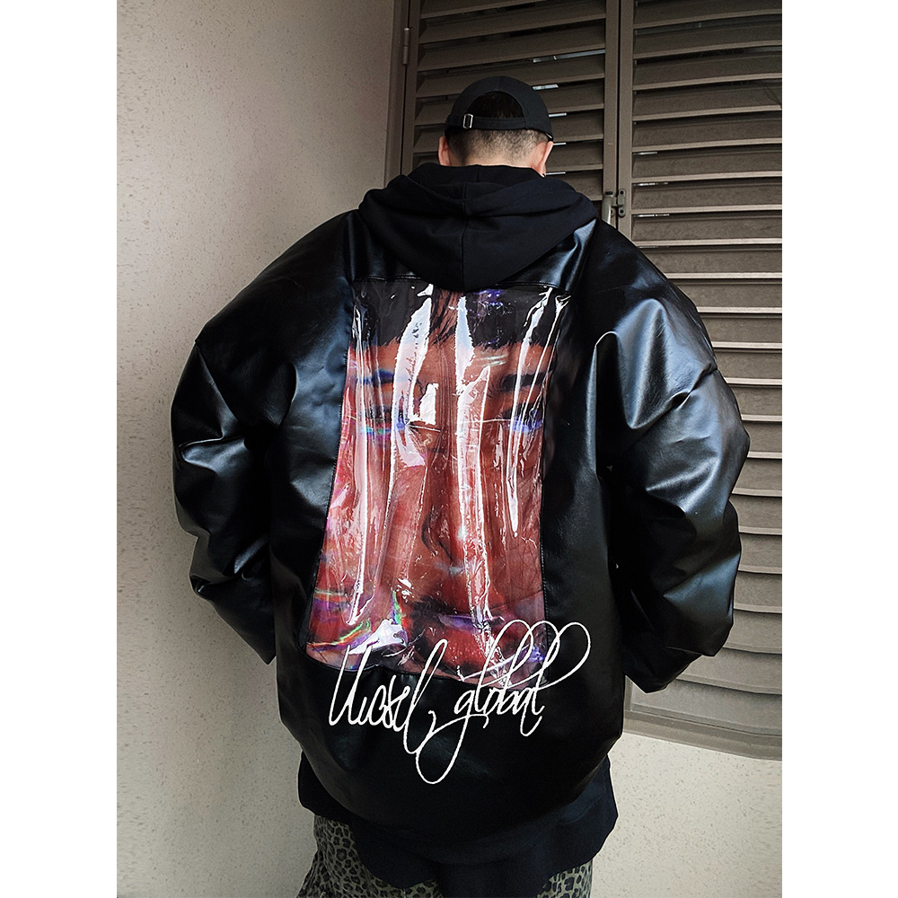 潮牌保暖白鸭绒羽绒服