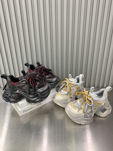 厚底老爹鞋女2025春新款小个子增高百搭系带休闲鞋松糕面包鞋单鞋