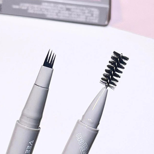 VEECCI唯资四叉四爪水眉笔四爪持久防水防汗不脱色野生眉膏分岔笔