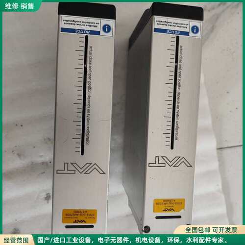 可维修VAT控制器 67052-JH52-AAF2，工业自动化设备