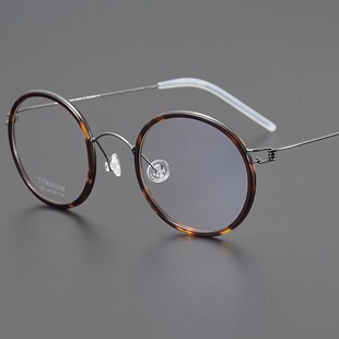 眼镜框架适合高度近视超轻无螺丝设计高度近视sebes 林德LEX同款