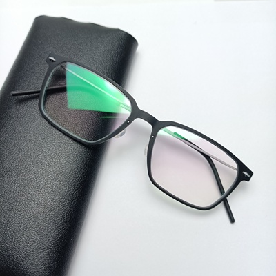 林德now6521眼镜框纯钛镜腿6.1g