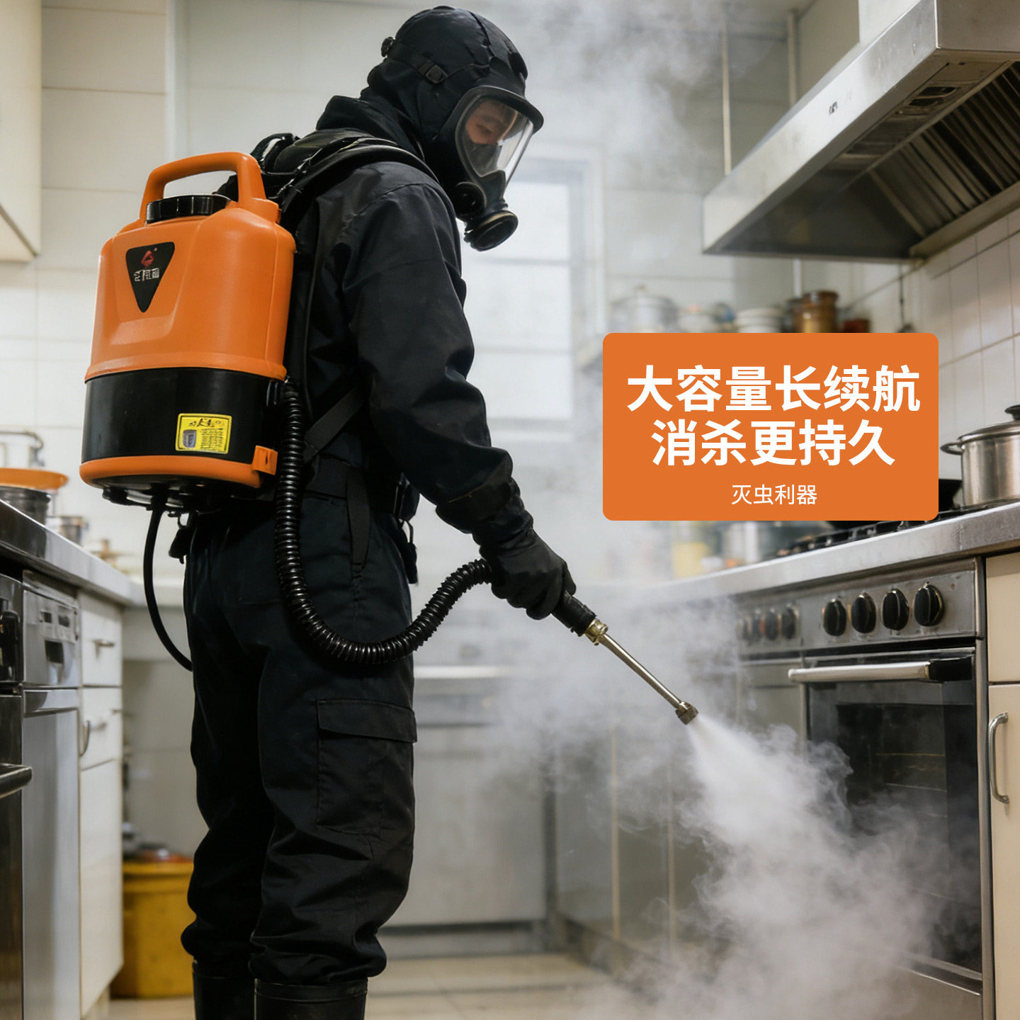 电动蒸汽雾化喷雾器除虫除蟑蒸汽消杀虫控专业设备智能高温蒸汽机