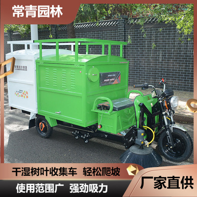 常青电动三轮强劲吸力树叶车