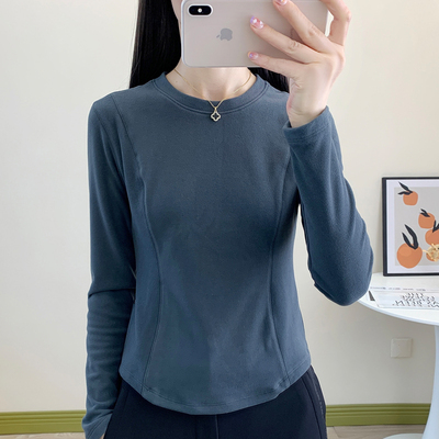 探拓长袖t恤德绒女舒适抓绒衣