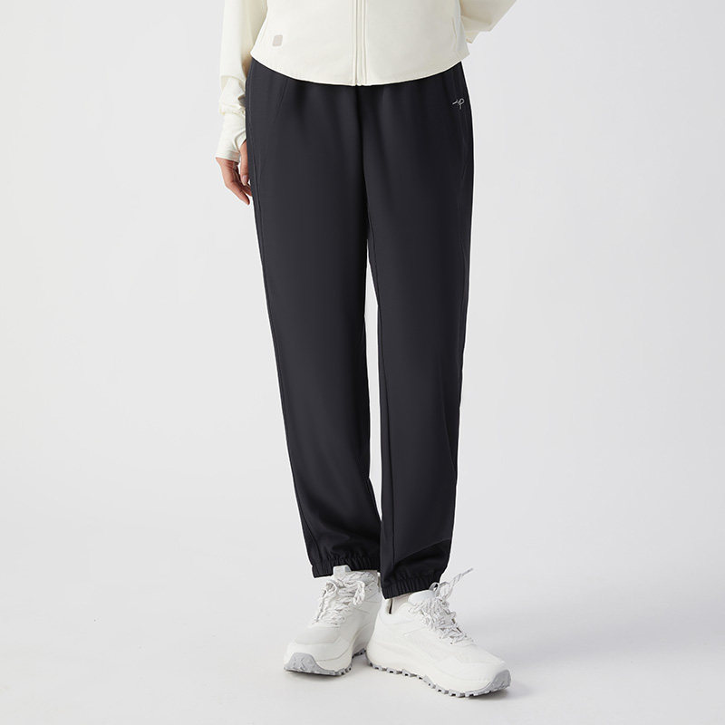 探拓女春夏季新款弹力收口运动裤户外登山裤徒步速干裤休闲九分裤