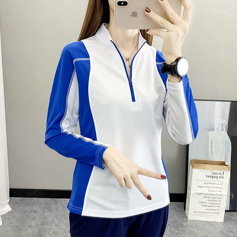 户外运动速干长袖女薄